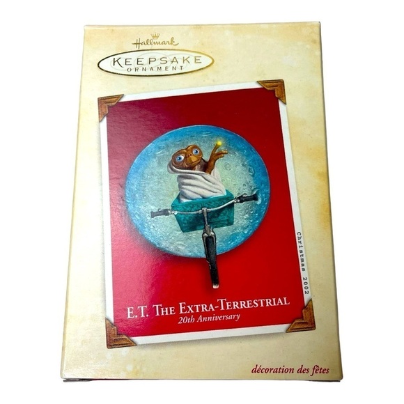 Hallmark Keepsake 2002 E.T. The Extra-Terrestrial 20th Anniversary Ornament - Picture 1 of 5